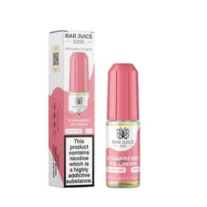 Bar Juice 5000 Strawberry Ice Cream Nic Salt 10ml