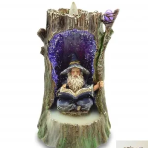 ZenN - Wizzard LED Backflow Incense Burner 4.3x4x6.7”