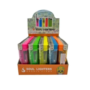 Soul - Clear Double Flame Lighter