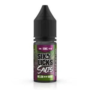 Six Licks Nic Salt Eliquid - Melon on my Mind