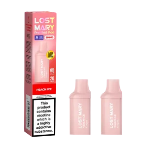 Peach Ice Lost Mary BM600 Pods