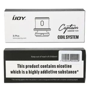 IJOY Captain Mini Tank Replacement Coils 3 Pack