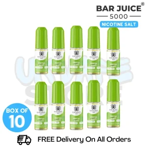 Fresh Mint Bar Juice 5000 Nicotine Salt Pack Of 10