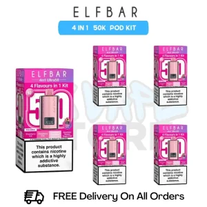 Pink Edition Elf Bar Ultra 50K Box Of 5