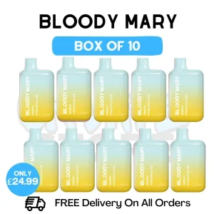 Bloody Mary 600 Puff Pineapple Ice Pack Of 10