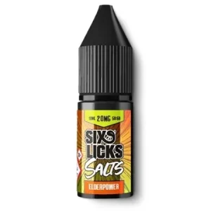Six Licks Nic Salt Eliquid - Elderpower
