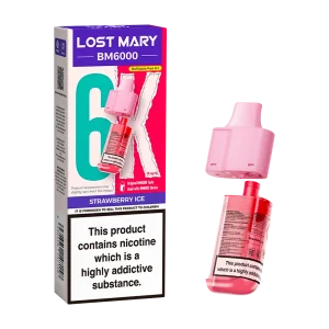 Strawberry Ice Lost Mary BM6000 Refill Pack