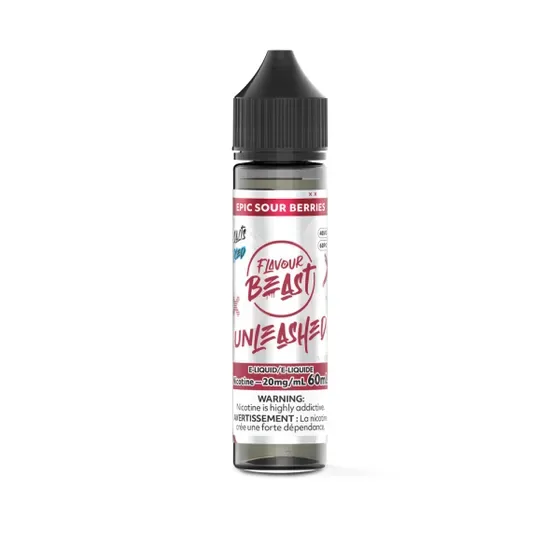 Flavour Beast Unleashed E-Liquid 60mL Salts - Epic S Berries Iced