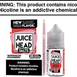 WATERMELON STRAWBERRY BY JUICE HEAD SALTS 30ML - VapeJuice.com