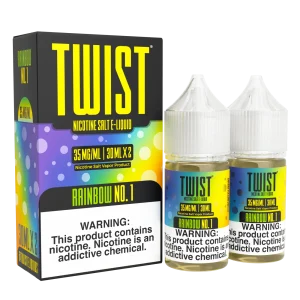 Rainbow No. 1 Salt by Twist E-Liquid – 30mL x 2