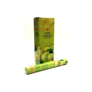 HEM Lime Lemon 9″ Incense Sticks – Hex Box (20g)
