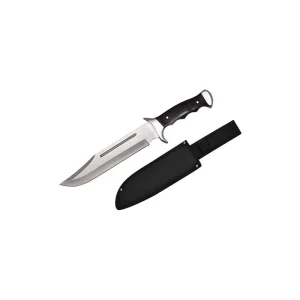 15″ Tactical Clip Point Survival Hunting Knife