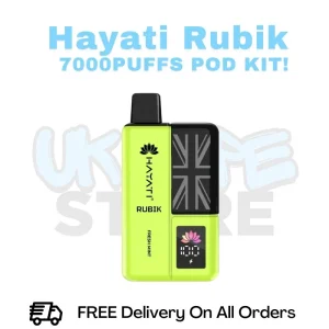 Fresh Mint Hayati Rubik 7000 7K Puff Pod Kit - £6.99