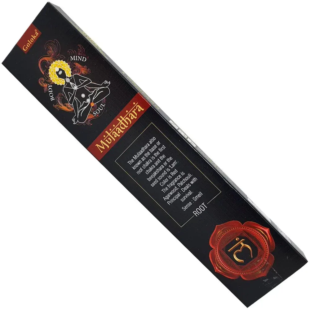 Goloka Chakra - Muladhara (Root) Incense Sticks 15g