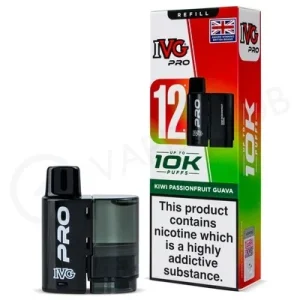 Kiwi Passionfruit Guava IVG Pro 12 Refill Pack