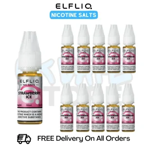 Strawberry Ice ElfLiq Nicotine Salts Box Of 10