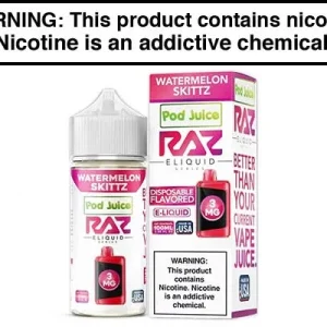 WATERMELON SKITTZ BY POD JUICE X RAZ 100ML
