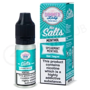 Spearmint Menthol Nic Salt E-Liquid by Dinner Lady