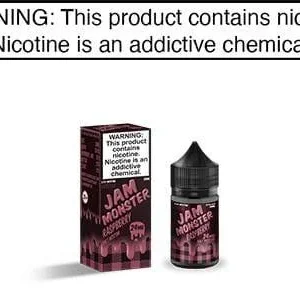 RASPBERRY BY JAM MONSTER SALT NIC 30ML