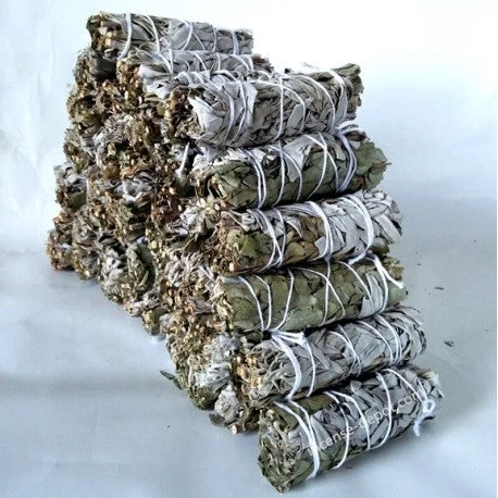 4" White Sage & Eucalyptus Smudge Stick - Image 2