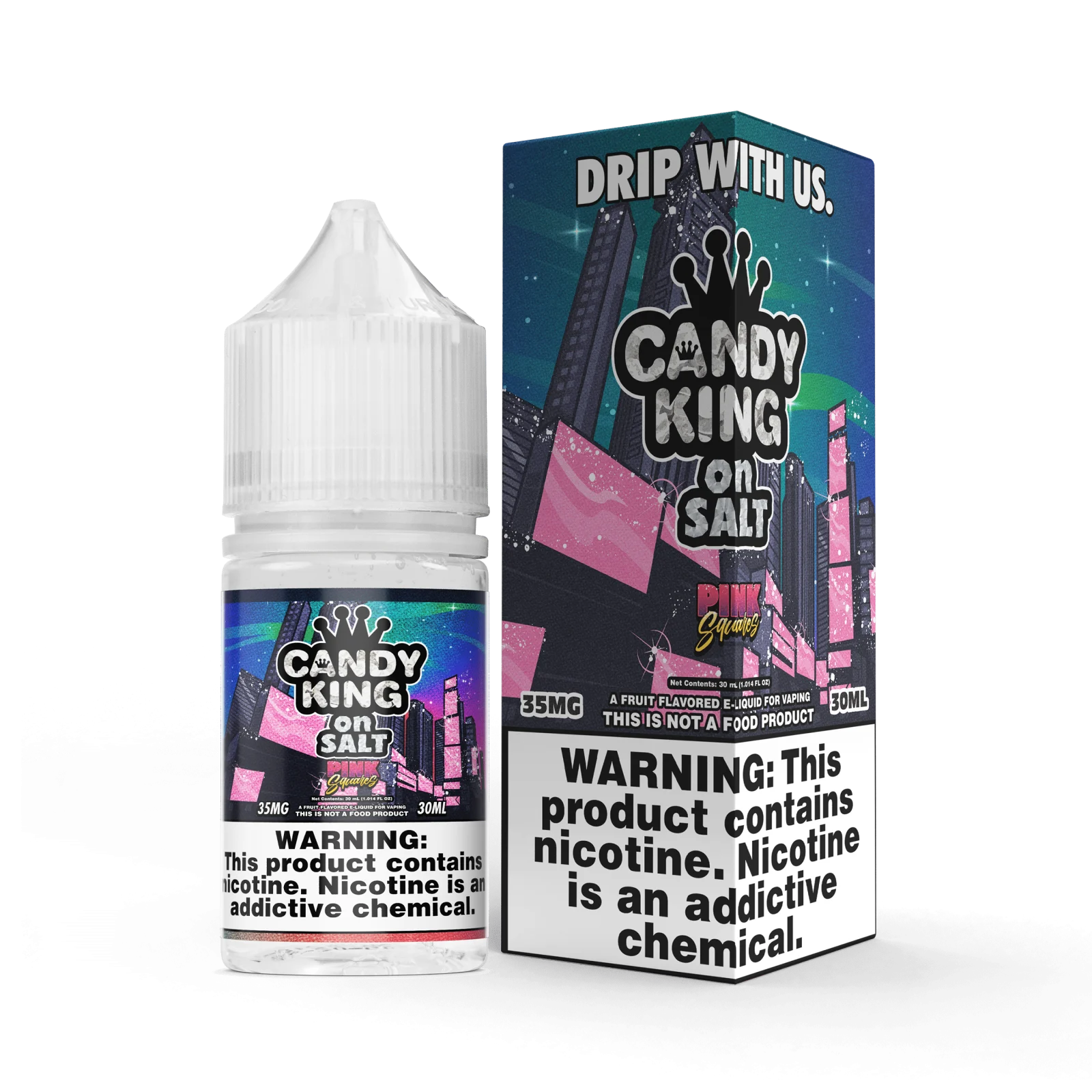 Pink Squares by Candy King on Salt – 30mL