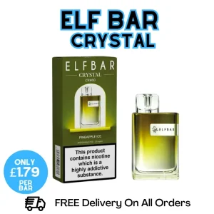 Pineapple Ice Elf Bar Crystal 600 Disposable Kit | ONLY £1.79