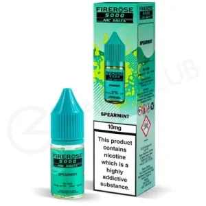 Spearmint Nic Salt E-Liquid by Elux Firerose