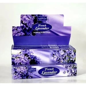 Nandita - French Lavender Incense Natural & Organic Hand-rolled Masala Incense Sticks 15g