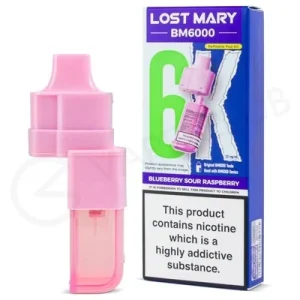 Blueberry Sour Raspberry Lost Mary BM6000 Refill Pack