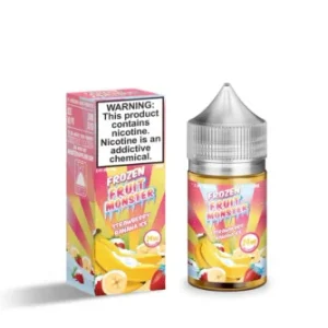 Frozen Strawberry Banana Ice | Jam Monster eJuice Salt | 30ml (Final Closeout)