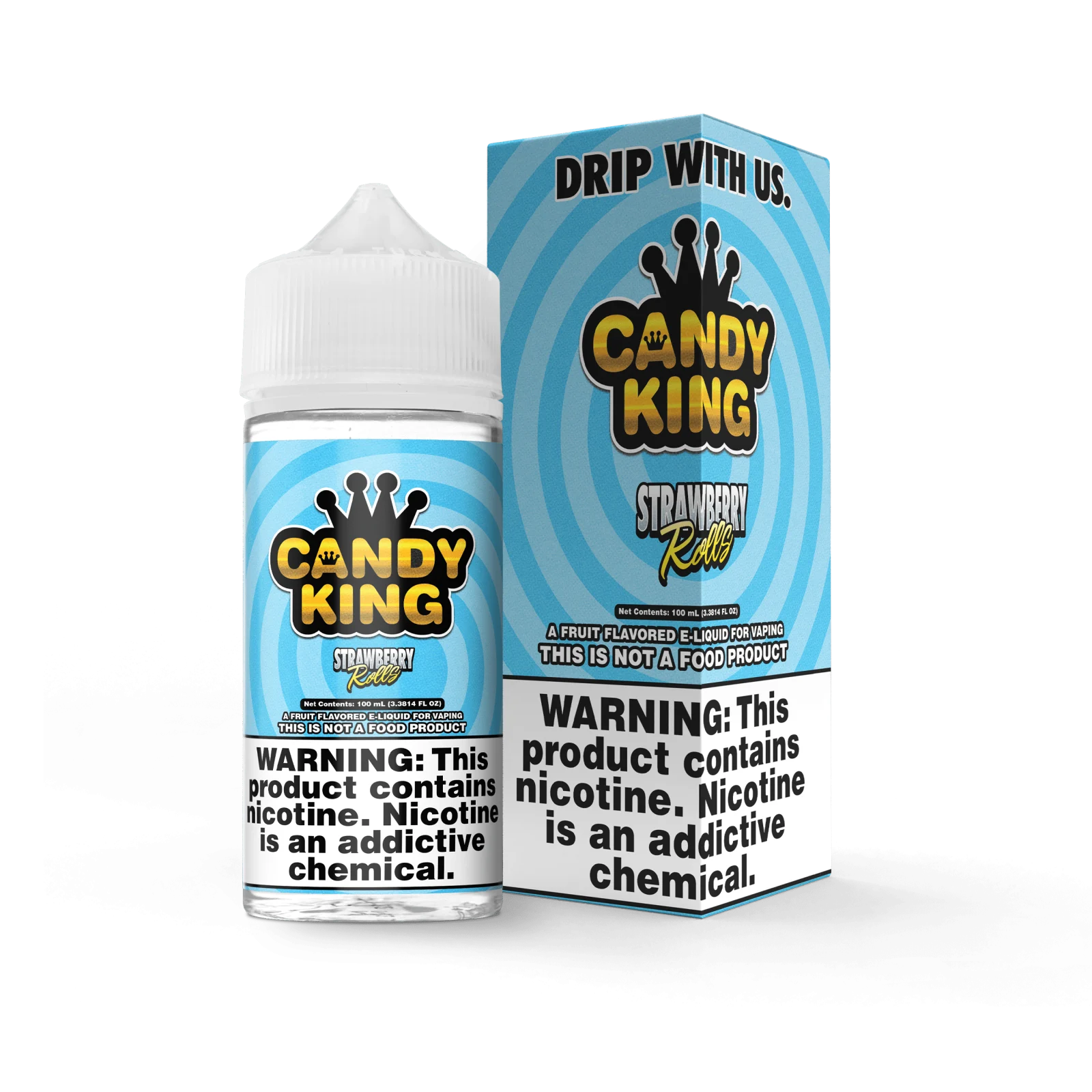 Strawberry Rolls by Candy King – 100mL