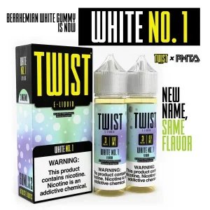 White No.1 by Twist E-liquids - ( 2 Pack)