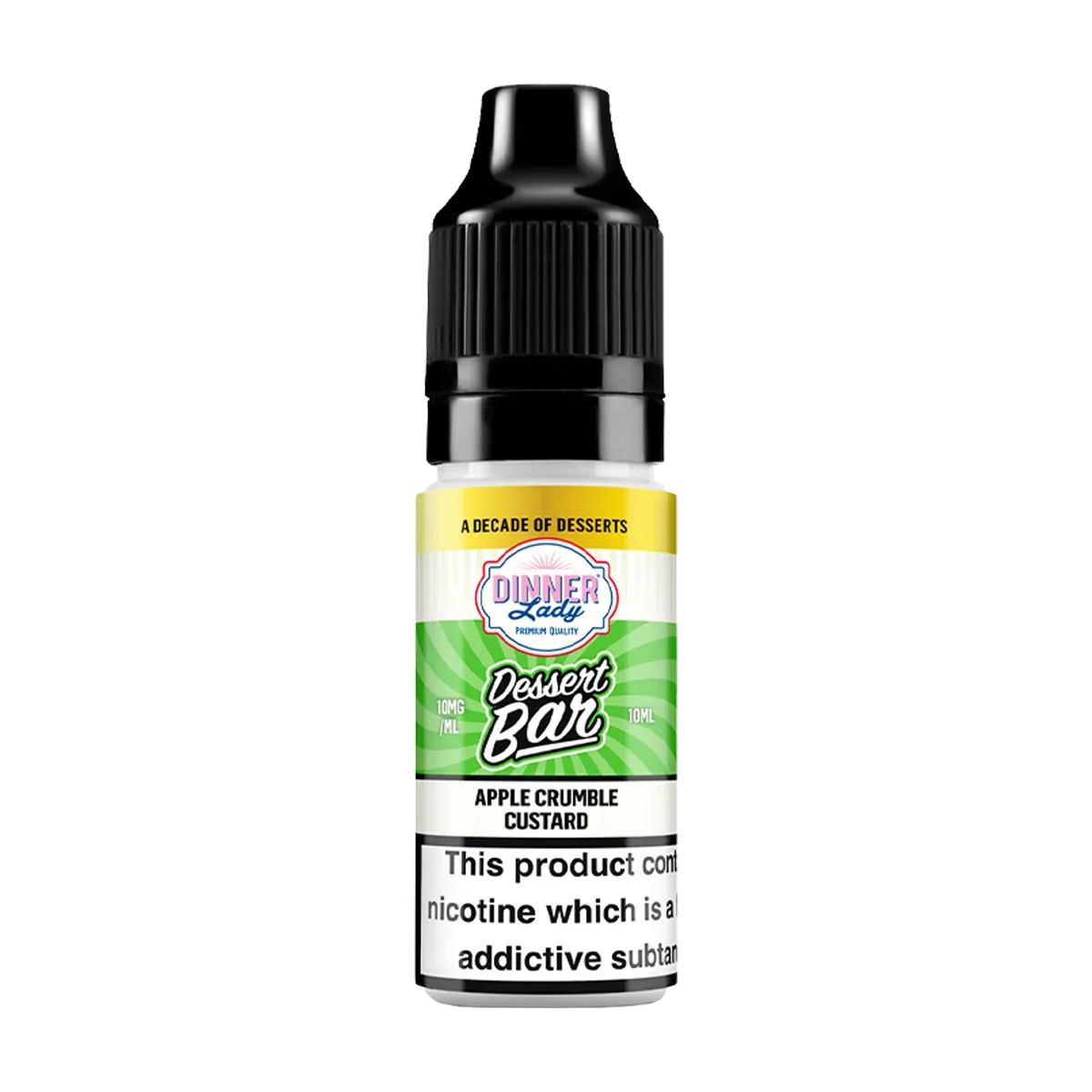 Apple Crumble Custard Nic Salt by Dinner Lady Dessert Bar Range