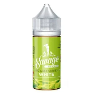 White | Savage Nic Salts E-Liquid | 30ml (Final Closeout)