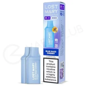 Blue Razz Cherry Lost Mary BM600 Prefilled Pods