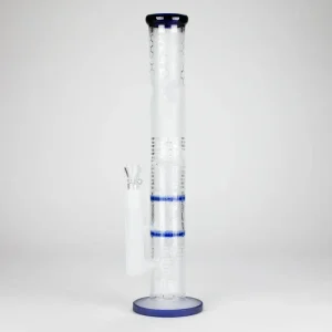 16.5" Stemless Straight Frosted Glass Bong