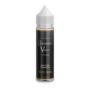 Billionaire Vapes 50/50 Shortfill British Tobacco