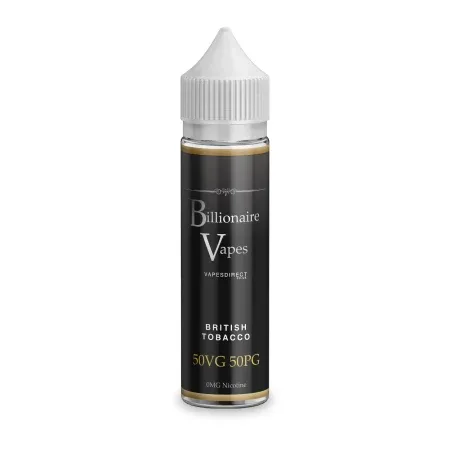 Billionaire Vapes 50/50 Shortfill British Tobacco