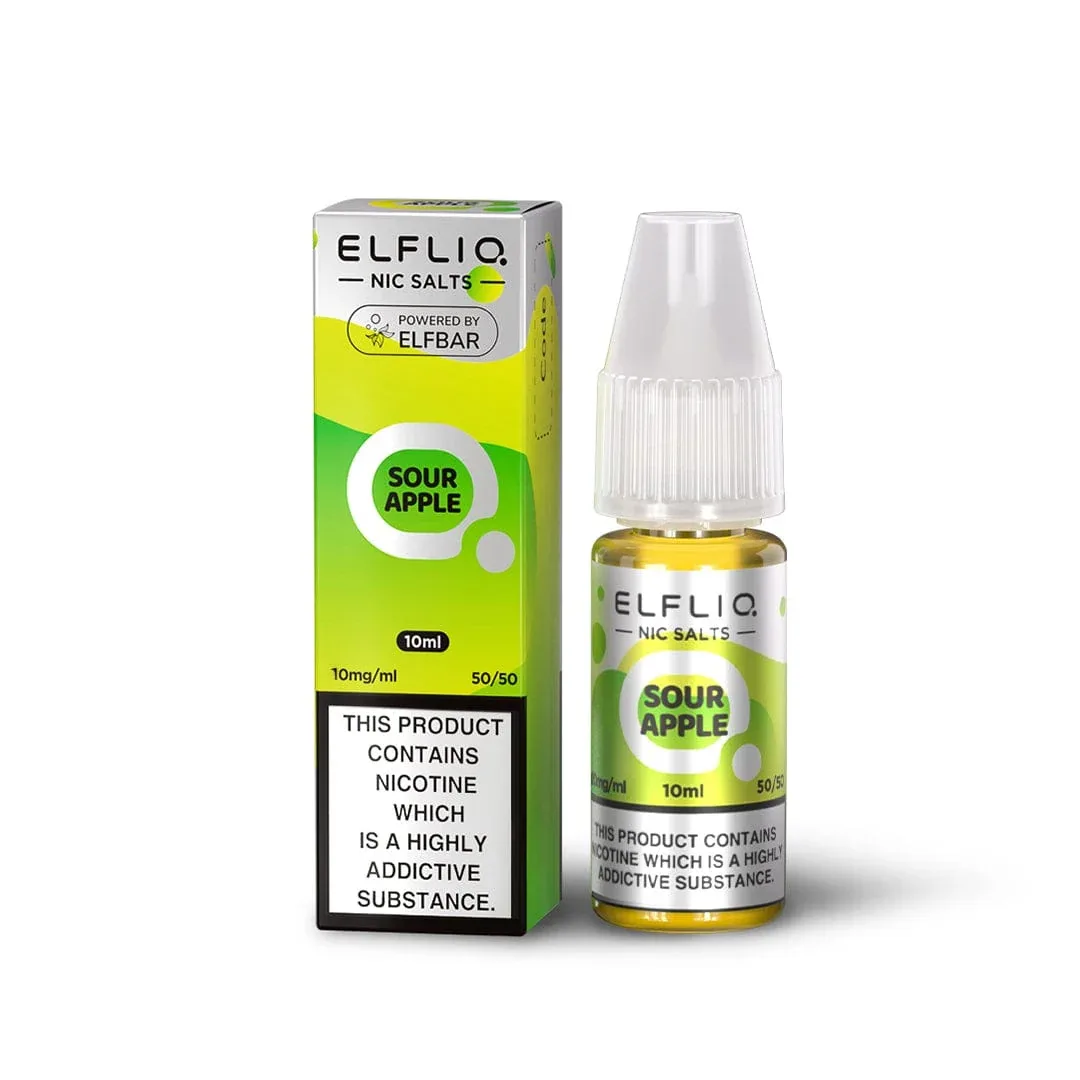 Sour Apple Nic Salt By Elfliq