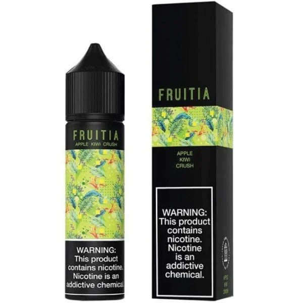 Apple Kiwi Crush E-liquid by Fruitia - (60mL)