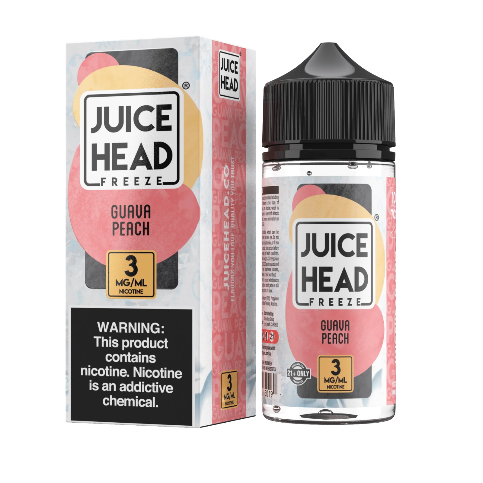 Guava Peach Freeze by Juice Head Freeze – 100mL