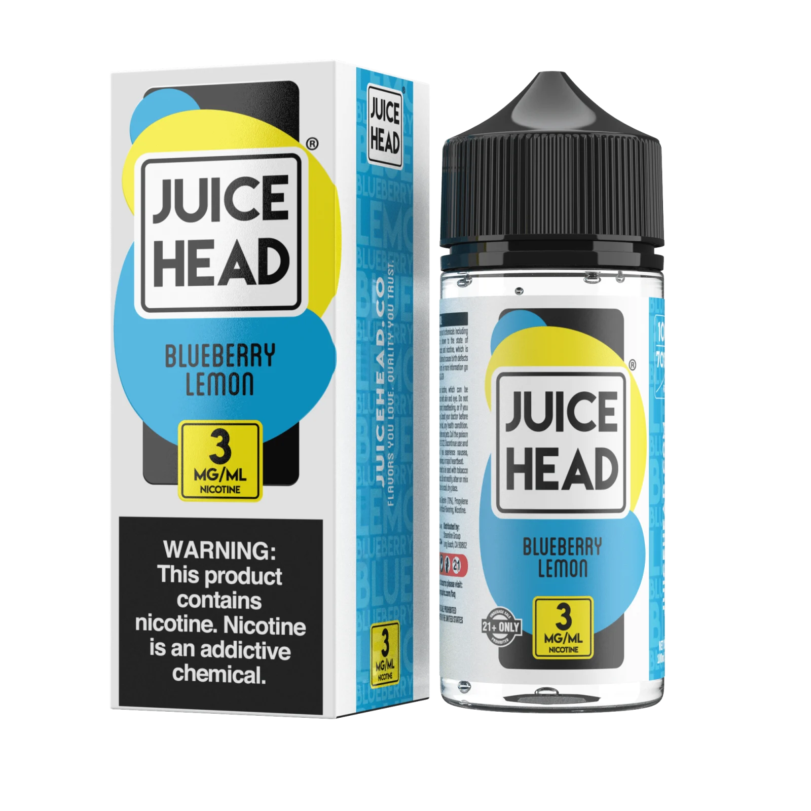 Blueberry Lemon by Juice Head – 100mL