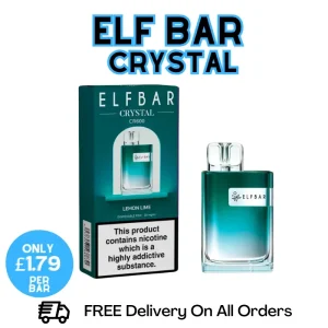 Lemon Lime Elf Bar Crystal 600 Disposable Kit | ONLY £1.79
