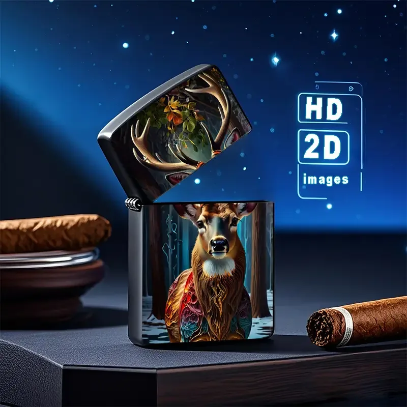 2D Retro Fantasy Deer Lighter Shell