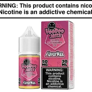 CHERRY BLACKBERRY ICE BY VOODOO JOOS FLAVORMAX SALTS 30ML