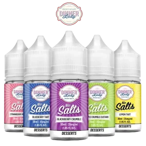 Dinner Lady Desserts Salt E-Liquid – 30mL