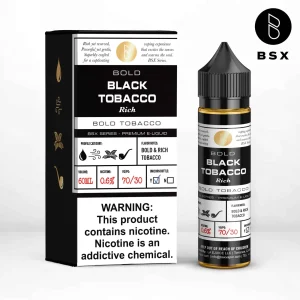 Black Tobacco BSX Series by Glas E-Liquid – 60mL