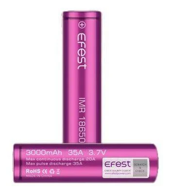 21700 3700mAh 35A Flat Top Battery | Efest (Final closeout)