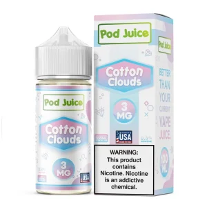 Cotton Clouds by Pod Juice – 100mL