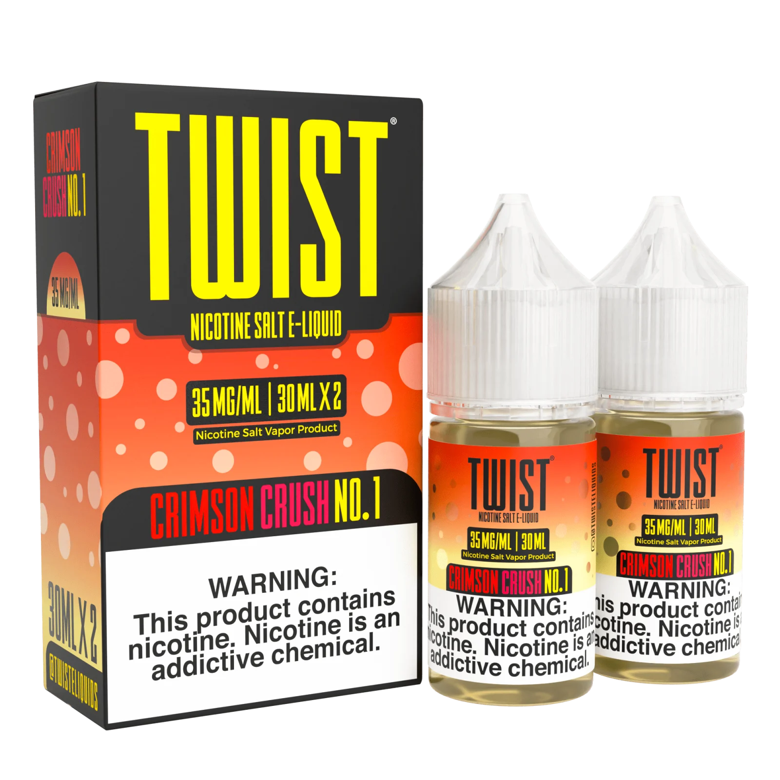 Crimson Crush No. 1 Salt by Twist E-Liquid – 30mL x 2